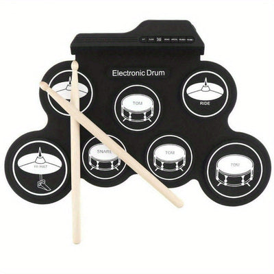 Foldable USB Electronic Drum Set with Pads