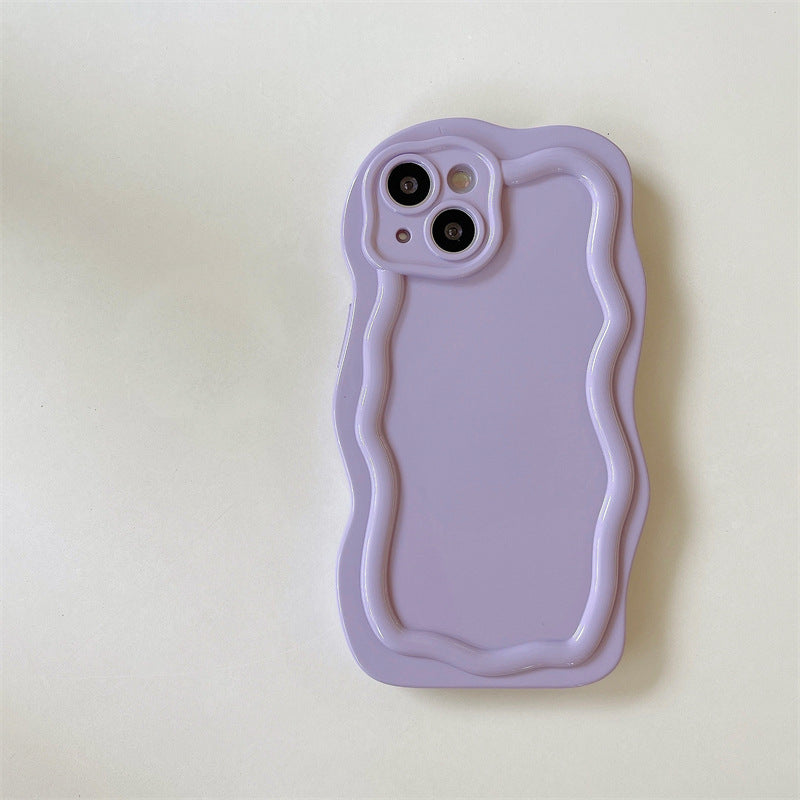 Solid color cloud shaped 3D phone case — view 7