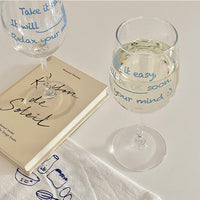 Inspired Saying Wine Glass Goblet