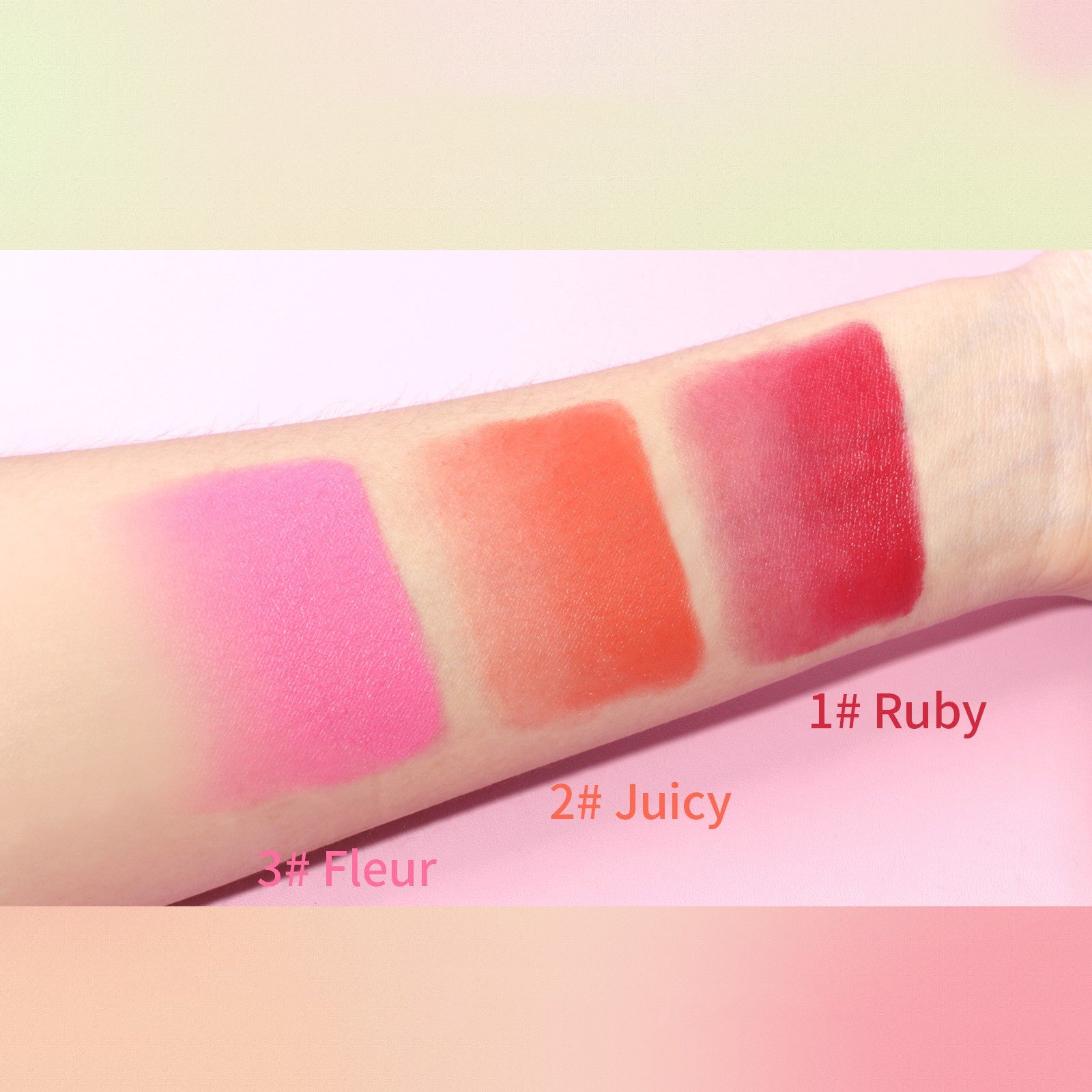 Waterproof multifunctional cream blush stick for cheeks lips eyes — view 2