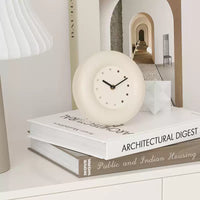 Modern Round Desk Clock-3