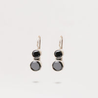 Cute Black Onyx Earrings-0