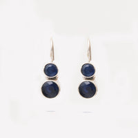 Cute Hydro Blue Sapphire Earrings-0