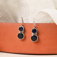 Cute Hydro Blue Sapphire Earrings-1