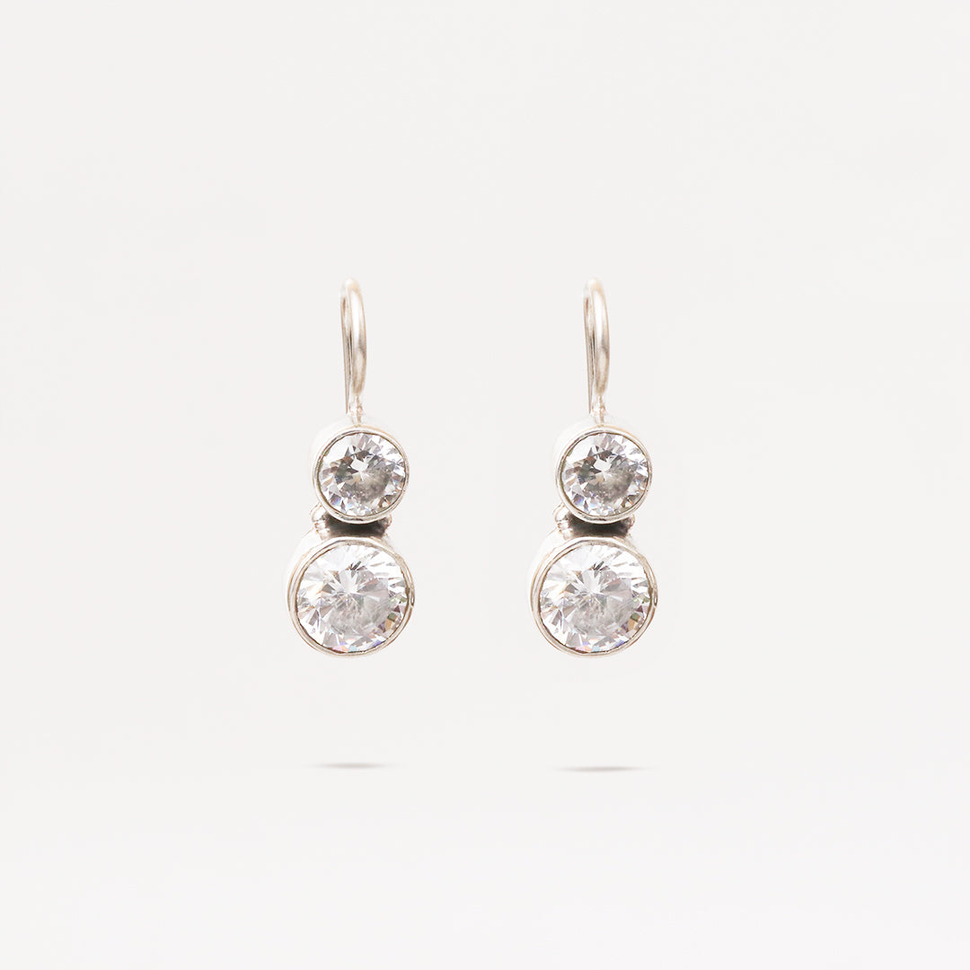 Cute Cubic Zircon Earrings-0