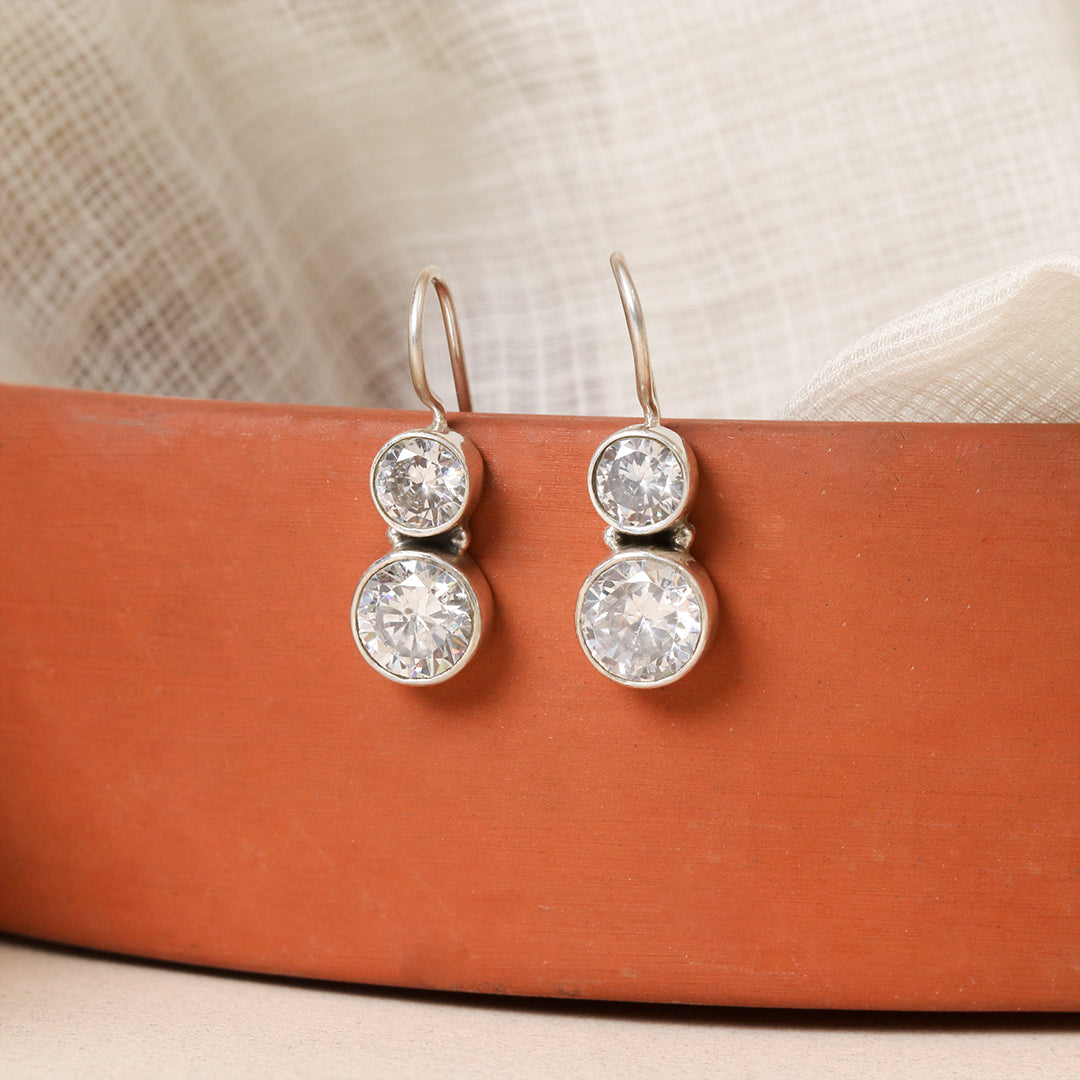 Cute Cubic Zircon Earrings-2