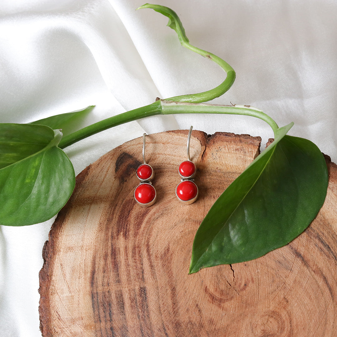 Cute Hydro Coral Earrings-4