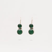 Cute Hydro Emerald Green Earrings-0