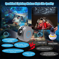 Galaxy nebula star projector LED night light for bedroom — view 2
