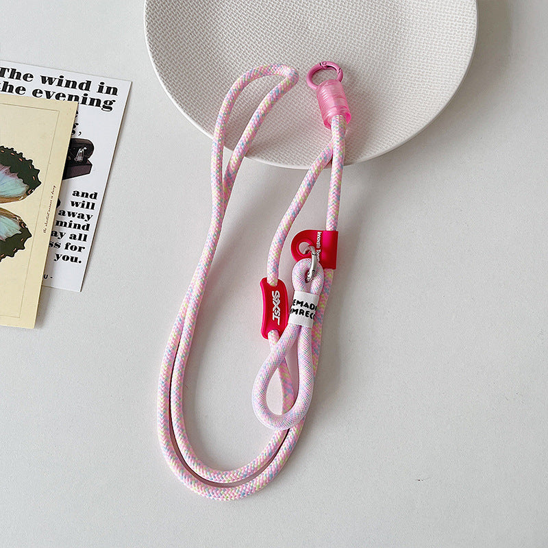 Mobile phone crossbody lanyard rope strap hands free — view 9