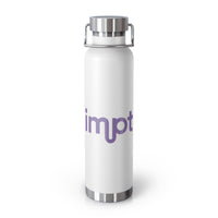 Insulated 22oz Water Bottle — IMPT Vacuum Flask with Purple Logo