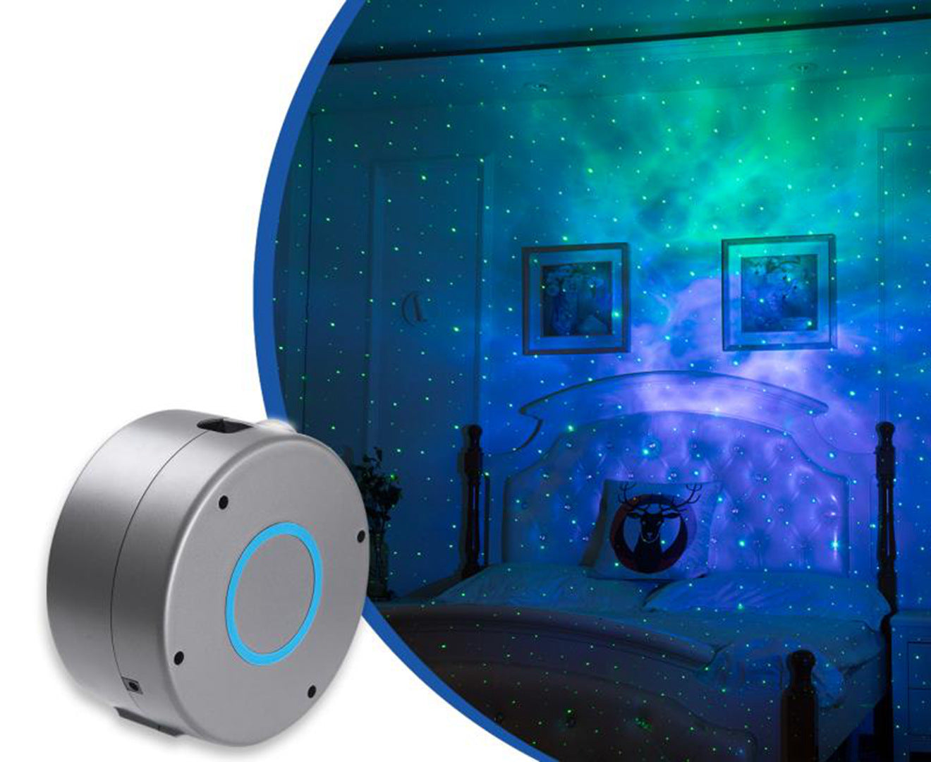 Galaxy nebula star projector LED night light for bedroom — view 6