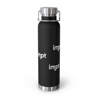 Insulated 22oz Water Bottle — IMPT Vacuum Flask with Purple Logo