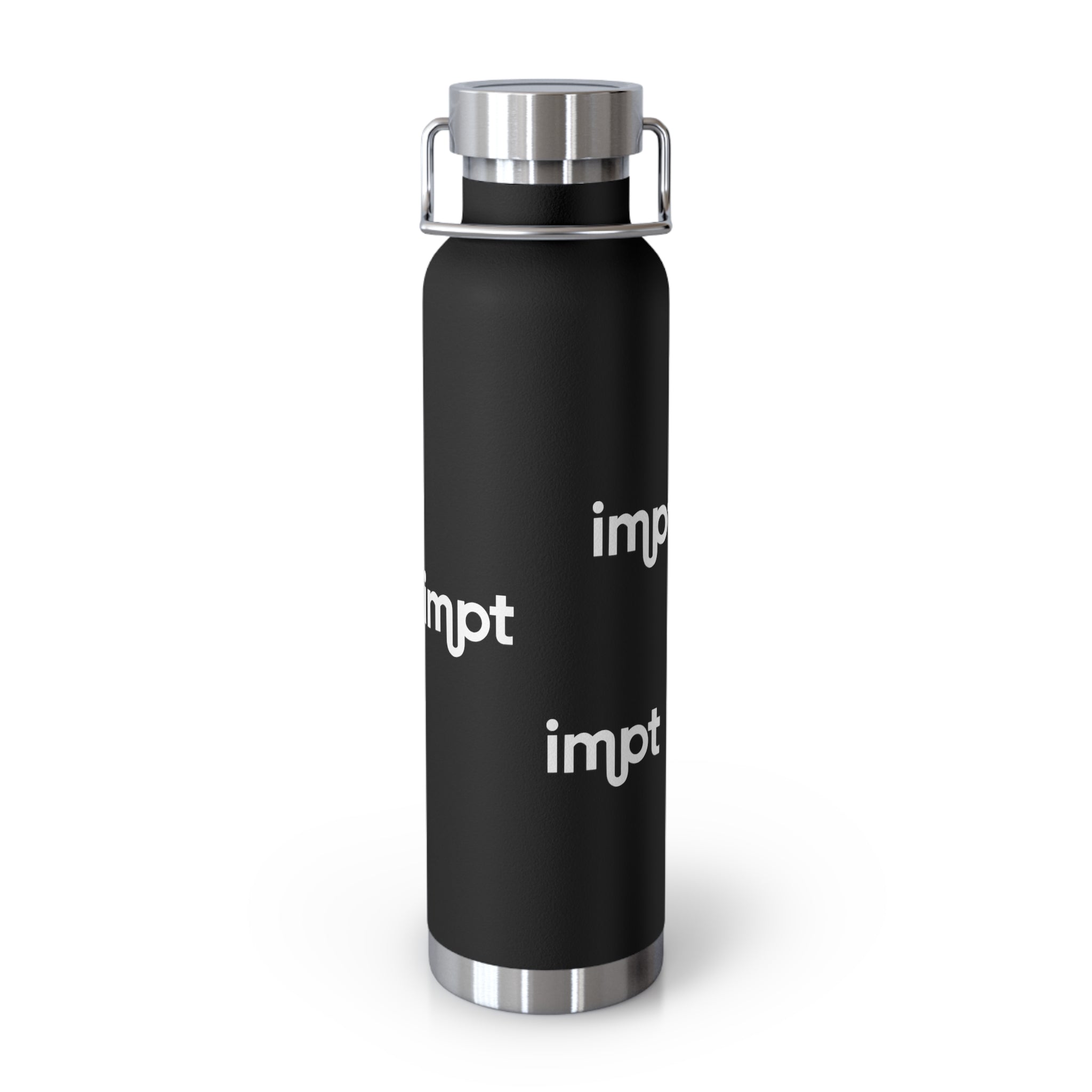 Insulated 22oz Water Bottle — IMPT Vacuum Flask with Purple Logo