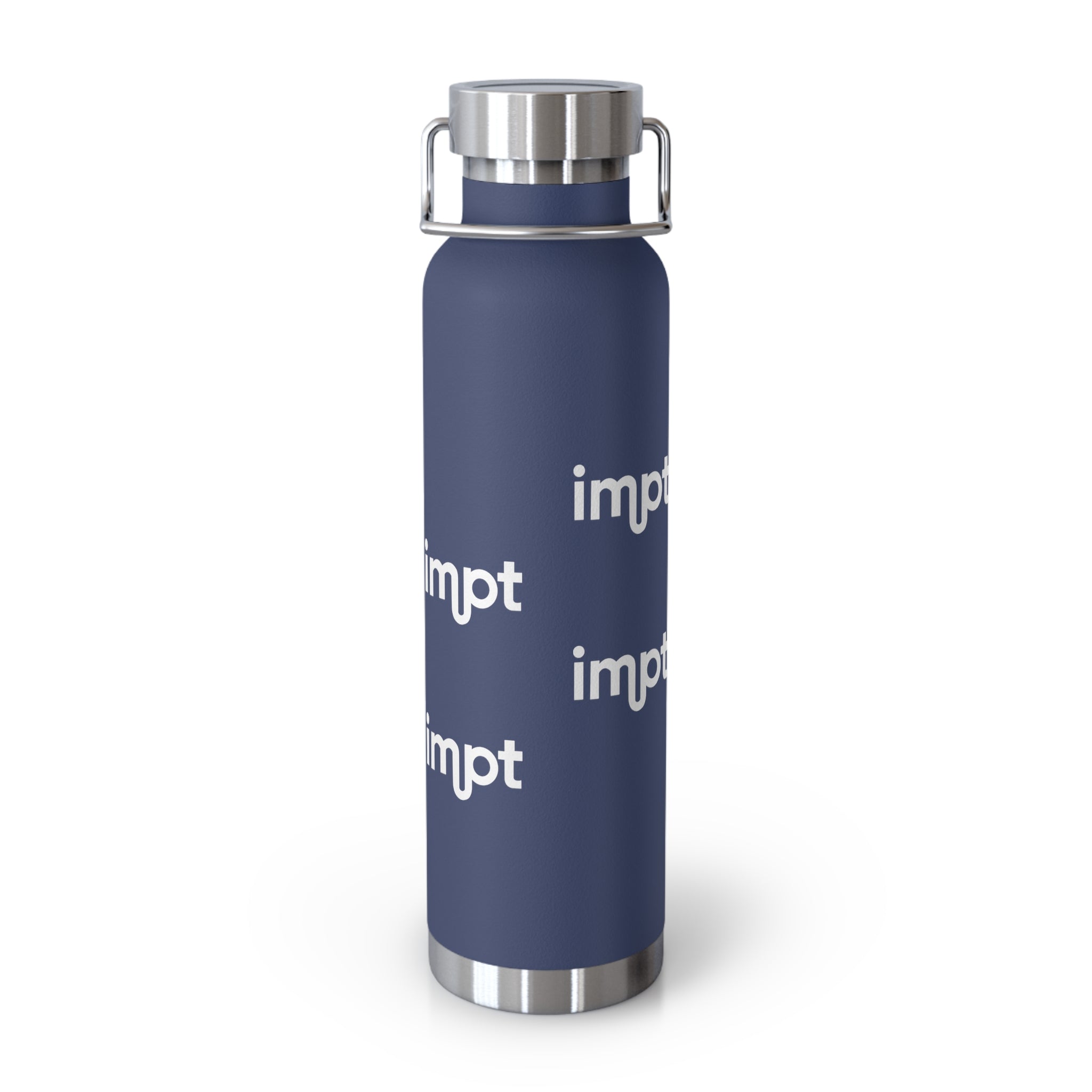 Insulated 22oz Water Bottle — IMPT Vacuum Flask with Purple Logo