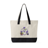 Canvas Tote — 'impt' Earth Care Design Eco-Friendly Zippered Tote