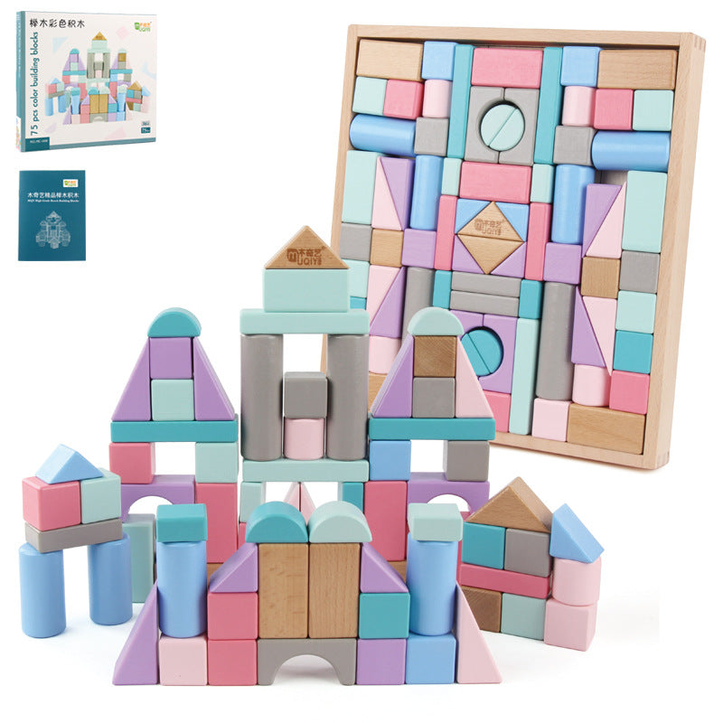 Push and build children's educational STEM construction toy — view 8