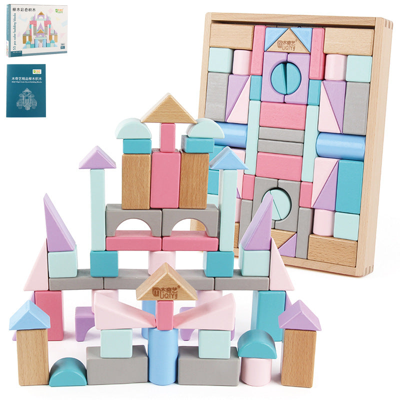 Push and build children's educational STEM construction toy — view 6