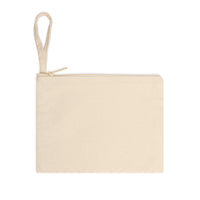 Canvas Zipper Pouch — 'impt: The Planets Loyalty Program' Travel & Eco Logo Accessory Bag