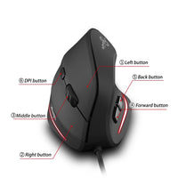 Vertical ergonomic gaming mouse controller — view 5