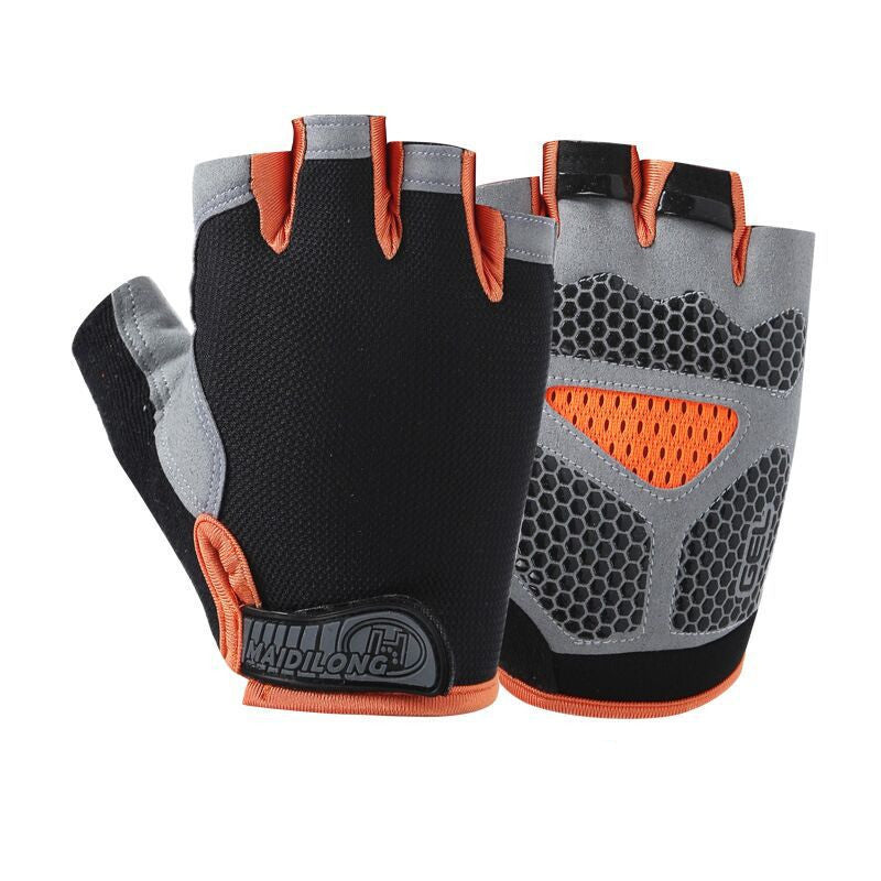 Half finger fitness sports gloves for cycling and weightlifting — view 6