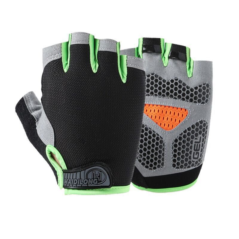 Half finger fitness sports gloves for cycling and weightlifting — view 5