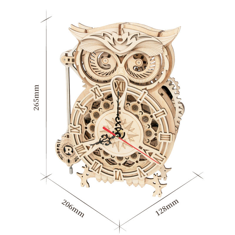 3D three dimensional wooden puzzle kit for adults — view 3