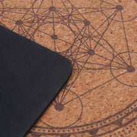 Cork top and natural rubber yoga mat eco friendly — view 5
