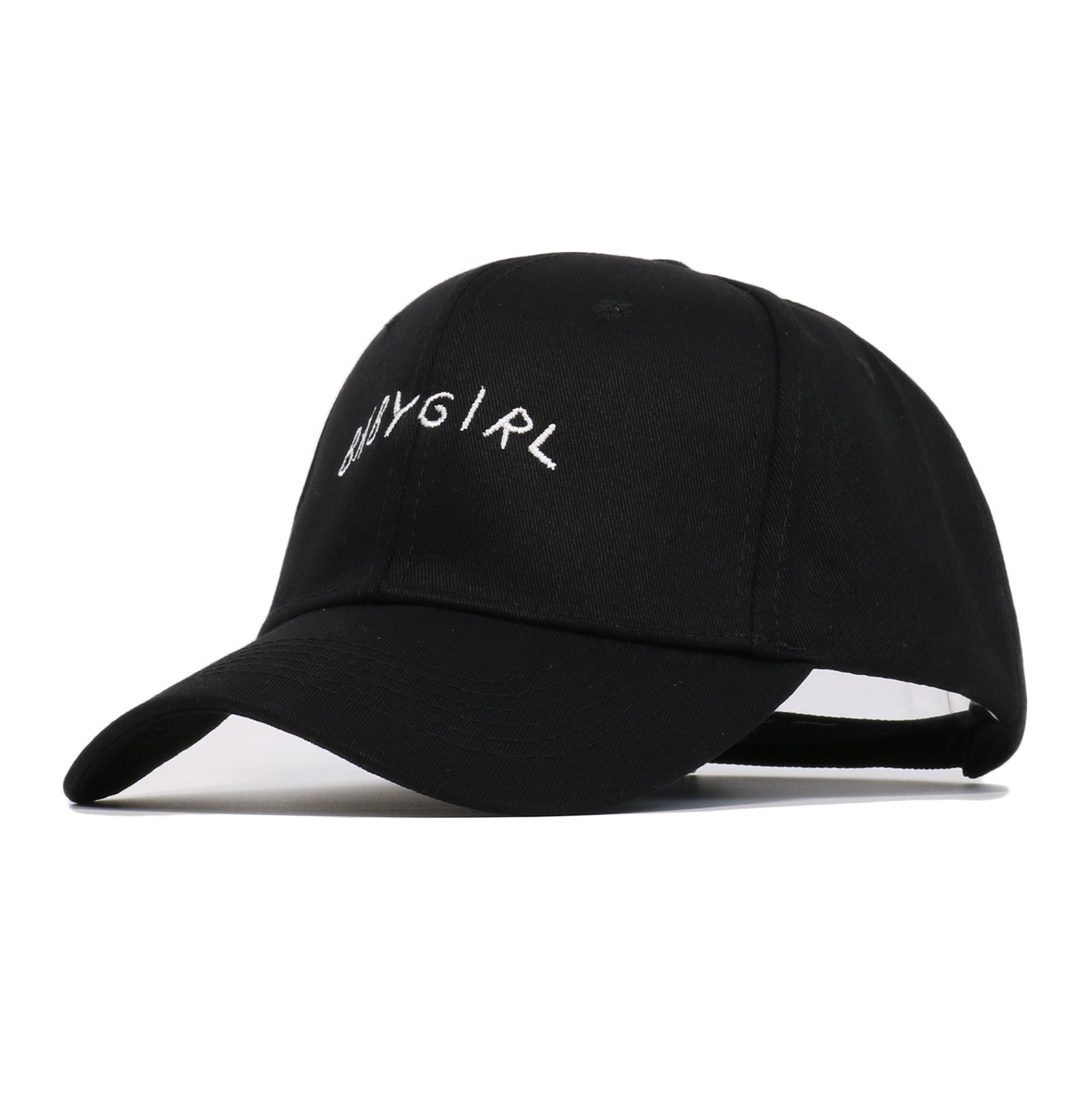 BABYGIRL letter embroidered baseball cap in spring cotton — view 5