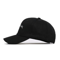 BABYGIRL letter embroidered baseball cap in spring cotton — view 2