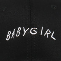 BABYGIRL letter embroidered baseball cap in spring cotton — view 3
