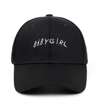 BABYGIRL letter embroidered baseball cap in spring cotton — view 6