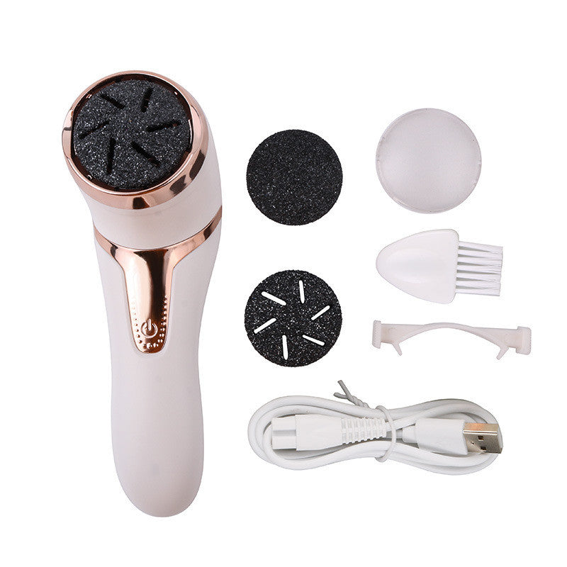 Exfoliating vacuum callus remover and peeling machine for feet