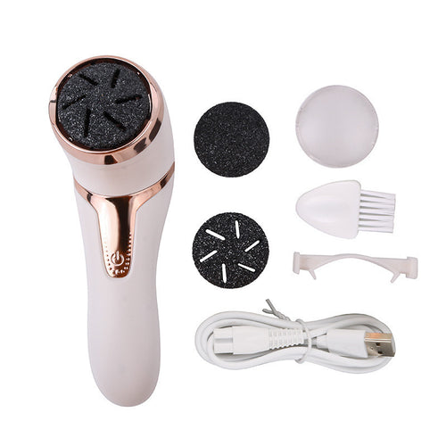 Exfoliating vacuum callus remover and peeling machine for feet