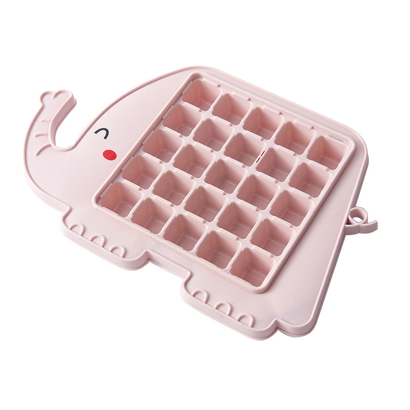 Cute cartoon silicone ice cube tray with novelty shapes