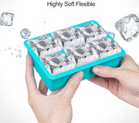 Silicone ice ball and hockey puck mold for whiskey and cocktails — view 4