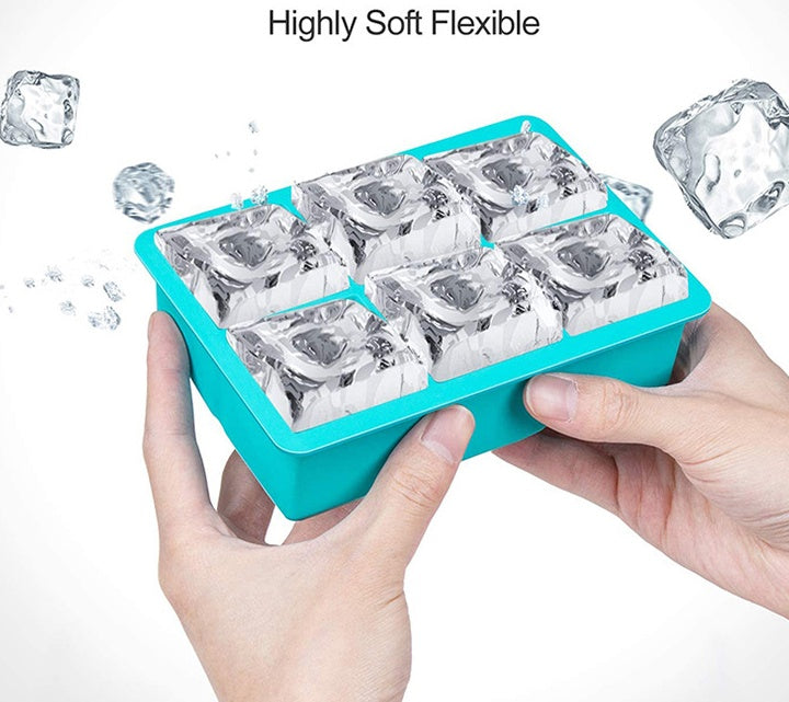 Silicone ice ball and hockey puck mold for whiskey and cocktails — view 4