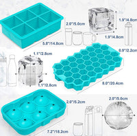 Silicone ice ball and hockey puck mold for whiskey and cocktails — view 5
