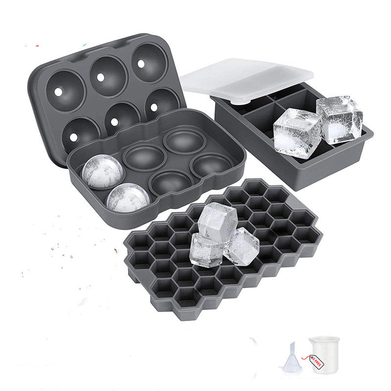 Silicone ice ball and hockey puck mold for whiskey and cocktails — view 7
