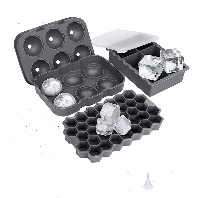 Silicone ice ball and hockey puck mold for whiskey and cocktails — view 6