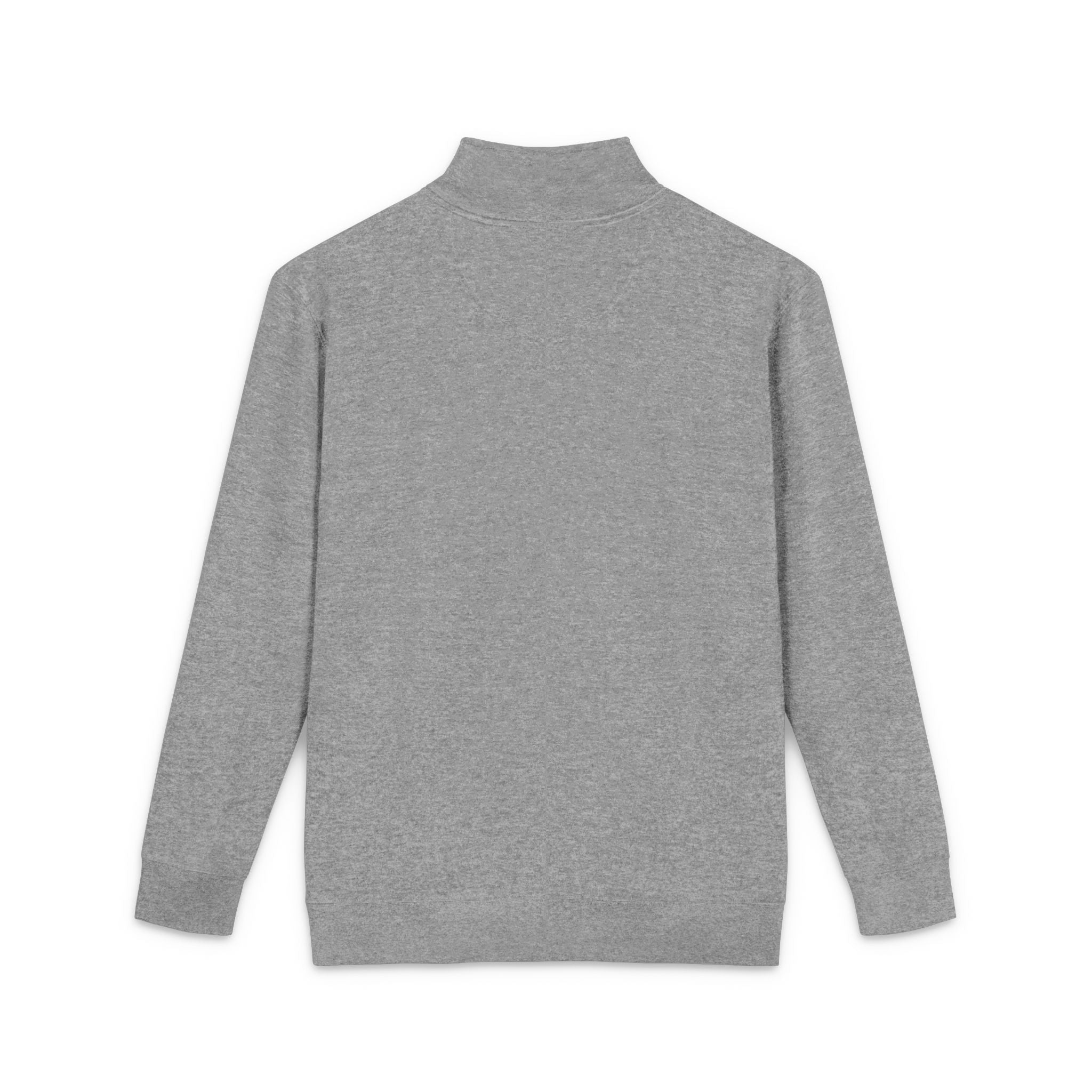 Embroidered 'impt' Half-Zip Fleece Pullover