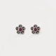 Floral Ruby Studds