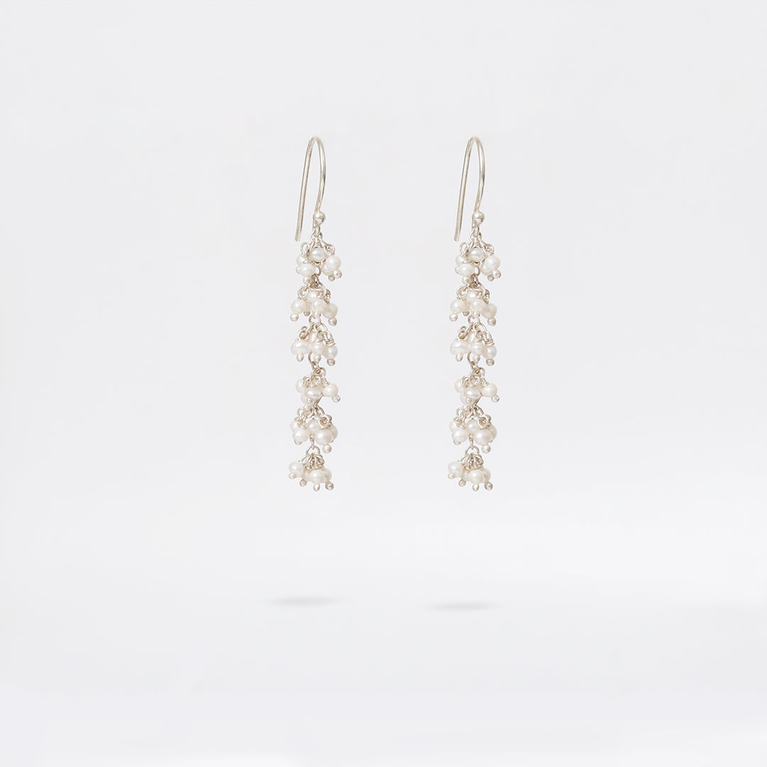 Gajra - Pearl Earrings-1