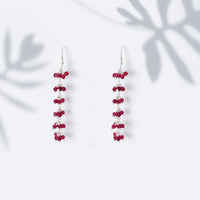 Gajra - Ruby Earrings-0