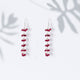 Gajra - Ruby Earrings