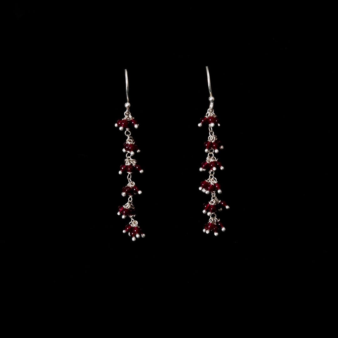 Gajra - Ruby Earrings-3
