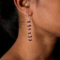 Gajra - Ruby Earrings-1