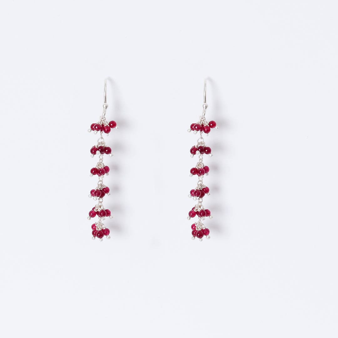 Gajra - Ruby Earrings-4
