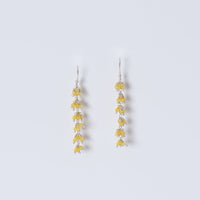 Gajra-Yellow Bead Earrings-4