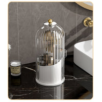 360 degree rotating makeup brush and cosmetic organizer — view 6